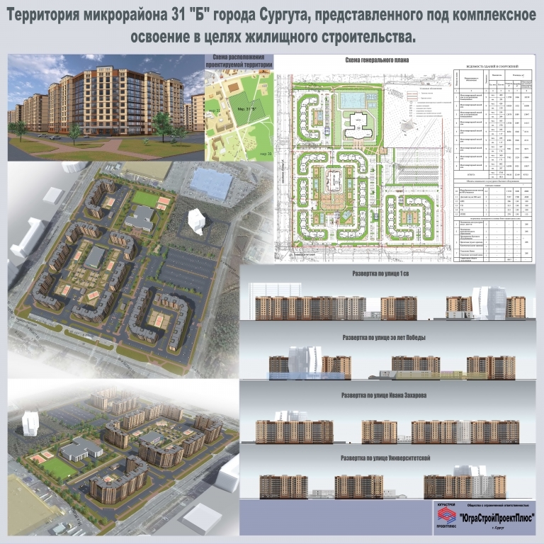 План застройки сургута ивана захарова