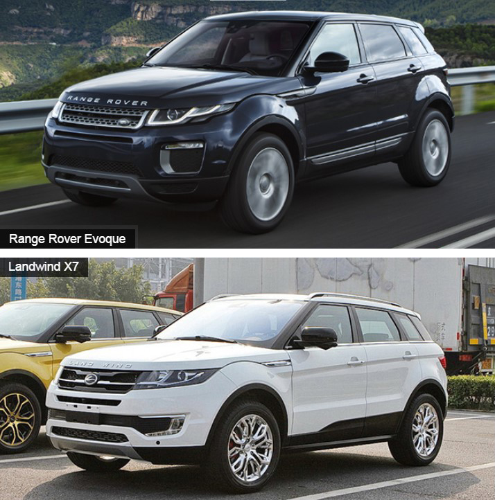 Китайские копии. Китайский Рендж Ровер Landwind x7. Landwind x7 и range Rover Evoque. Китайский range Rover Evoque. Land Rover Evoque китайская копия.