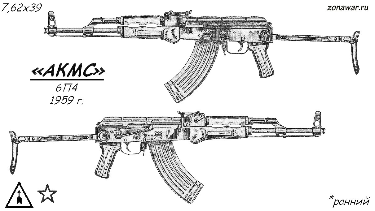 Подробные чертежи ак 74