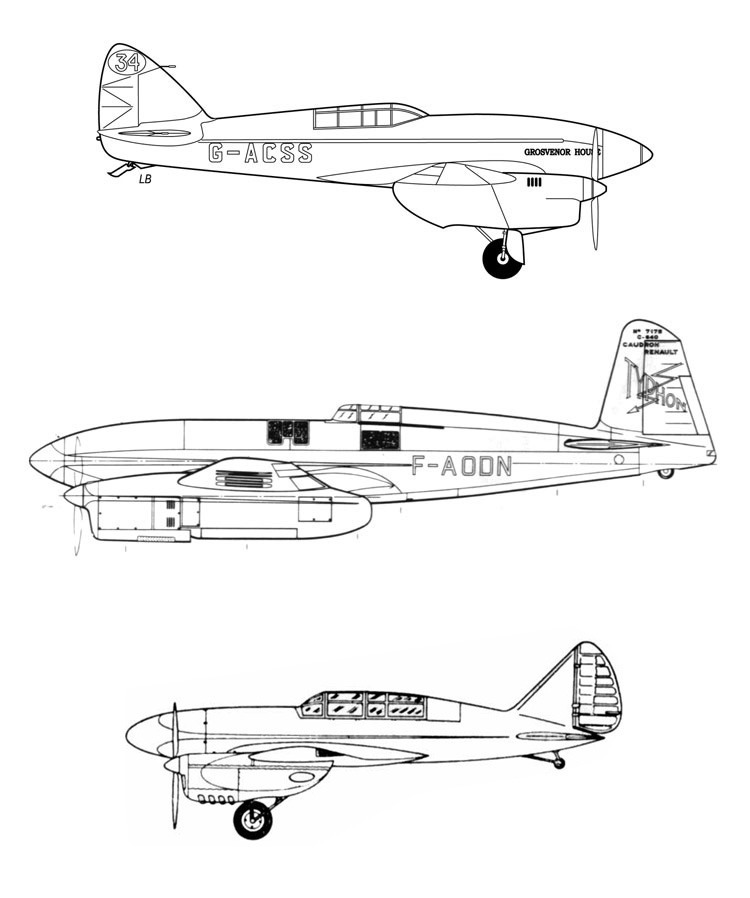 De havilland comet чертежи