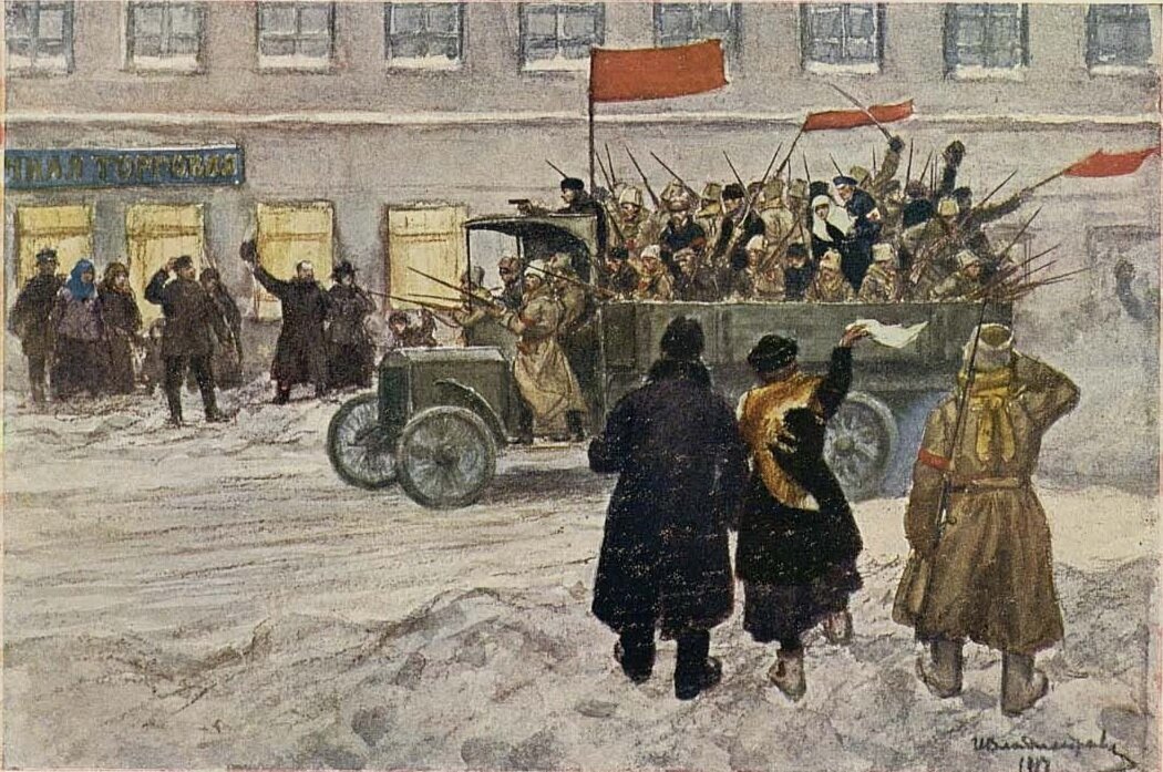 Картина февральская революция 1917