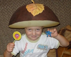 Костюмы и шляпы грибов для мальчиков или девочек